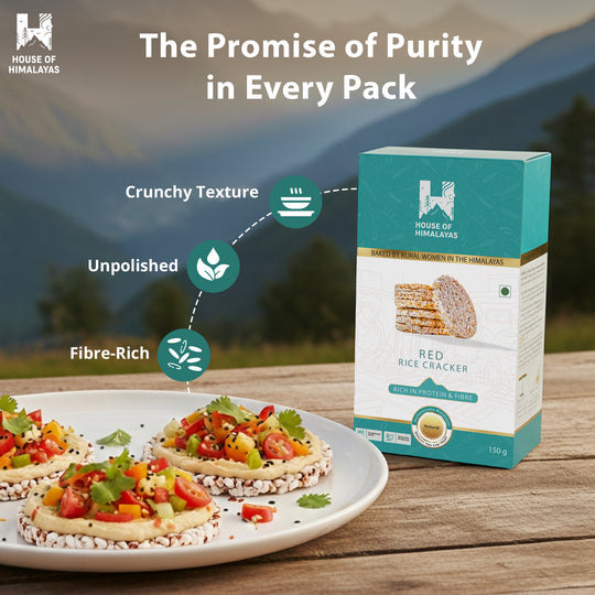 Himalayan Red Rice Crackers