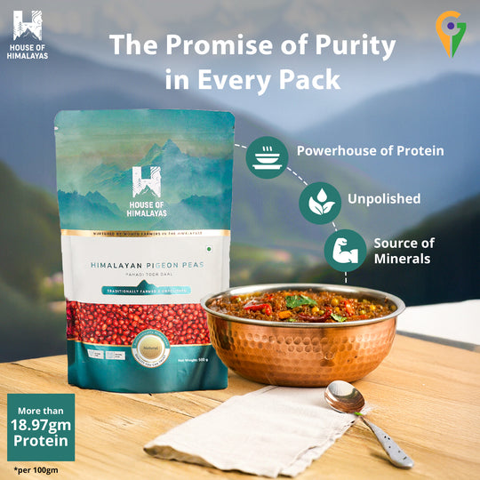 Himalayan Pigeon Peas (Pahadi Toor Dal)