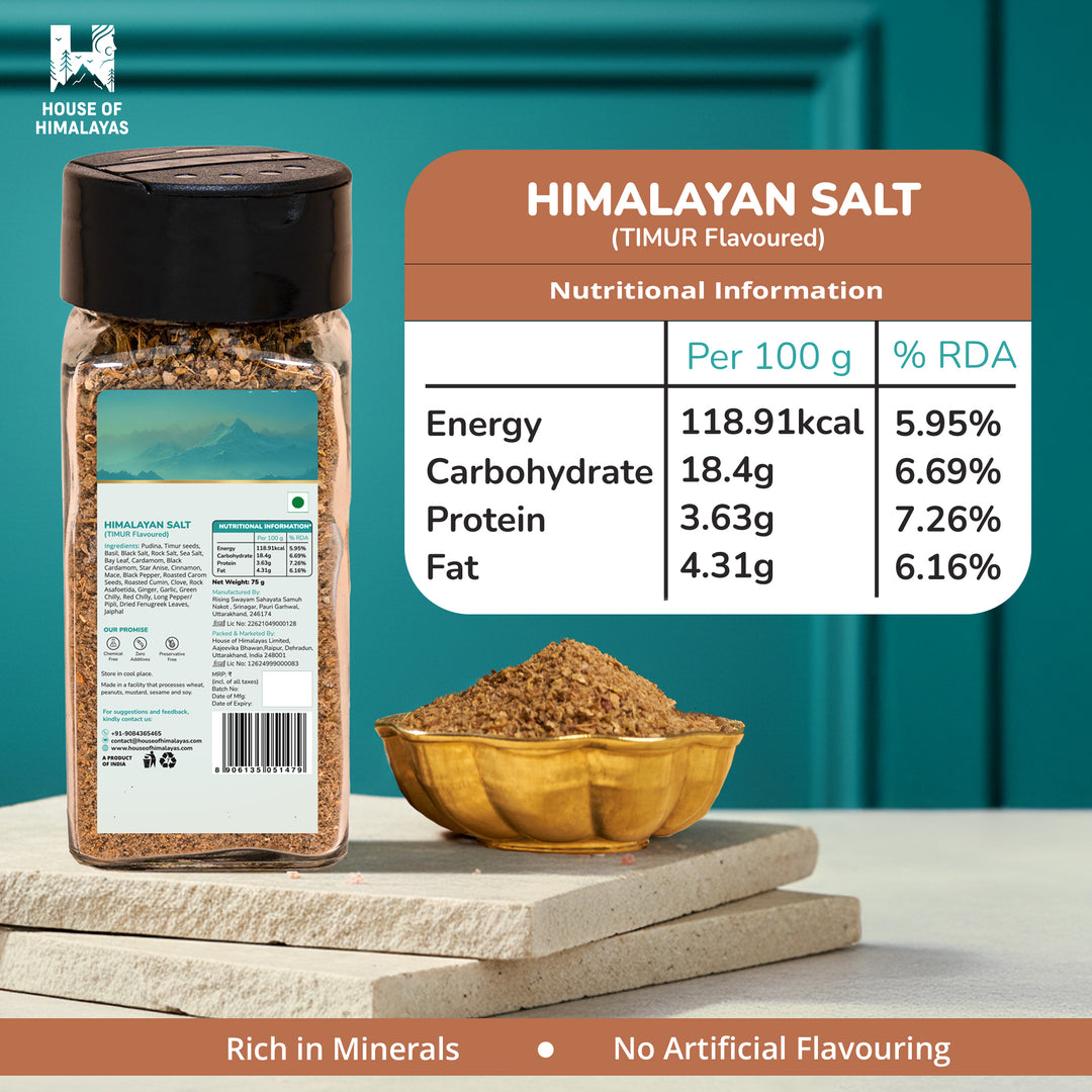 Himalayan Salt - Timur Flavoured