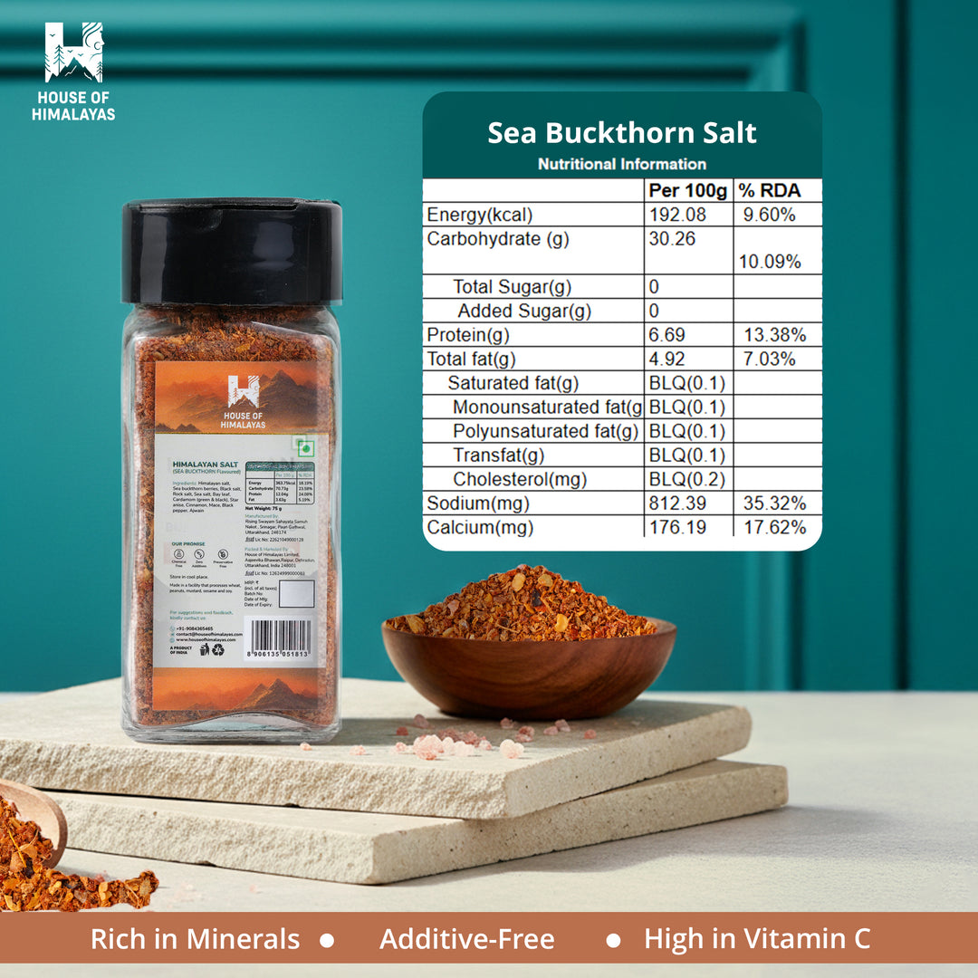 Himalayan Salt - Sea buckthorn Seasoning
