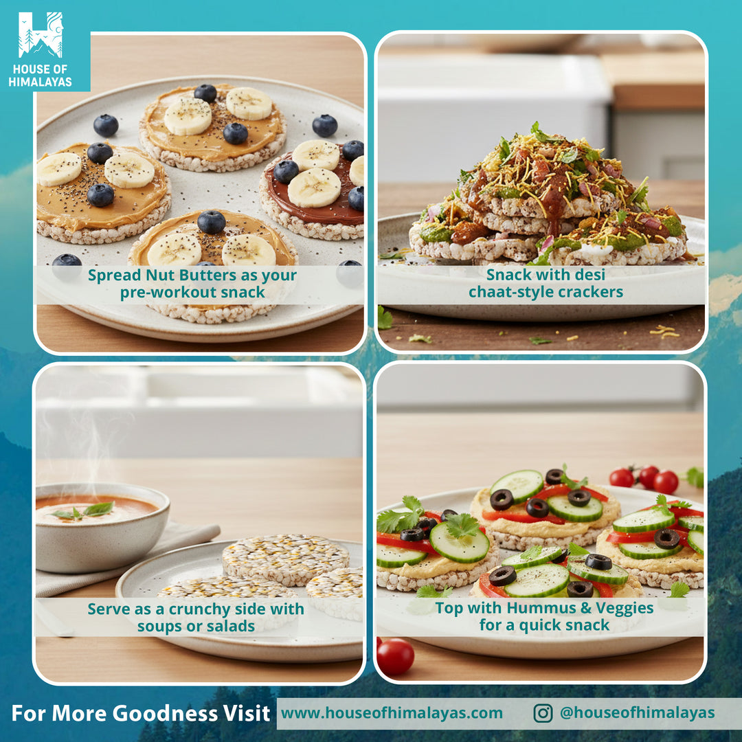 Himalayan Multigrain Red Rice Crackers
