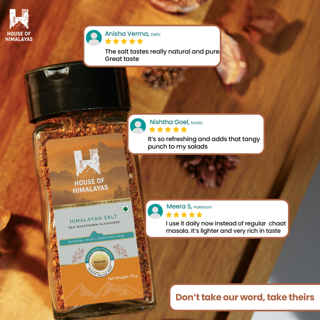 Himalayan Salt - Sea buckthorn Seasoning
