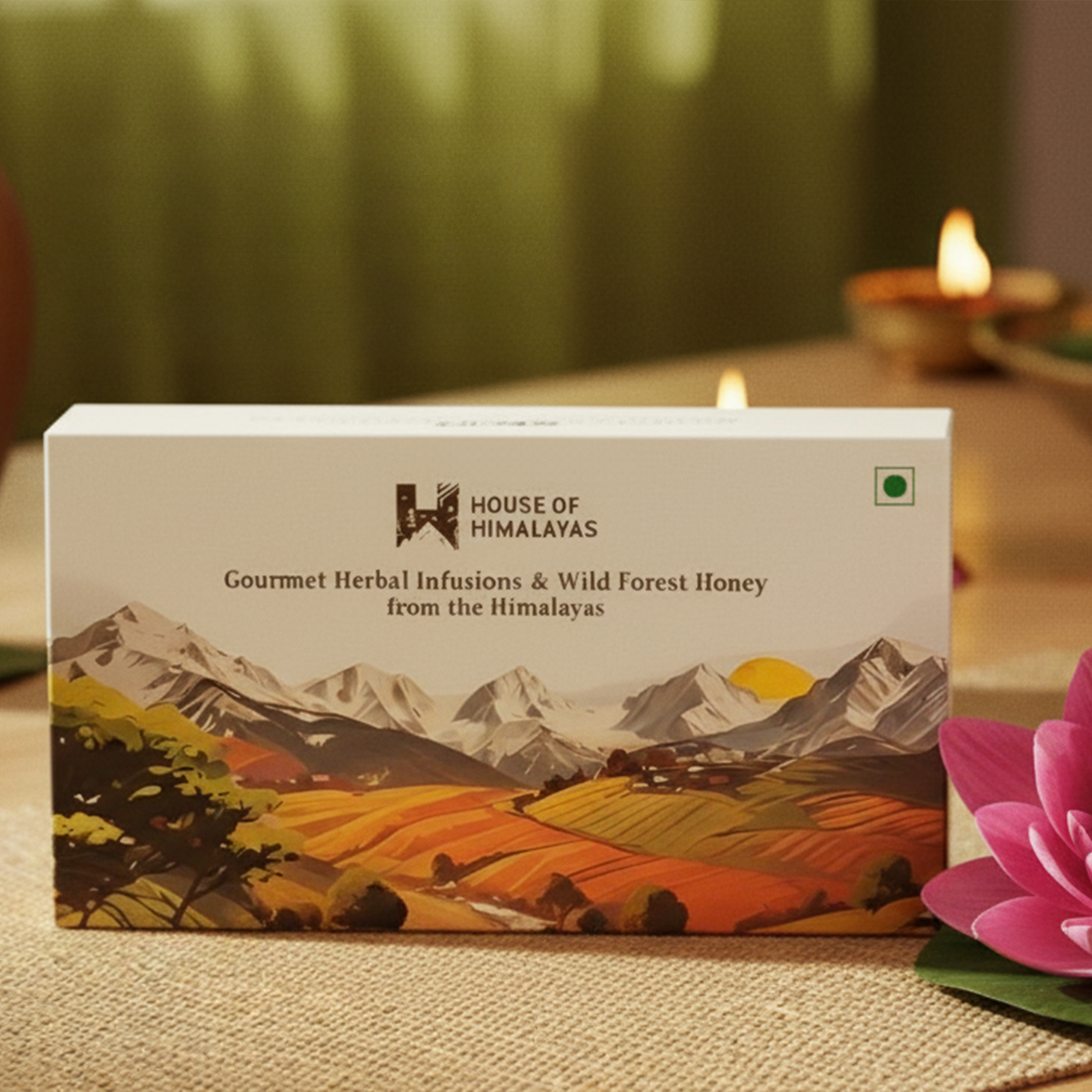 Himalayan Diwali Assorted Herbal Infusions & Honey Collection