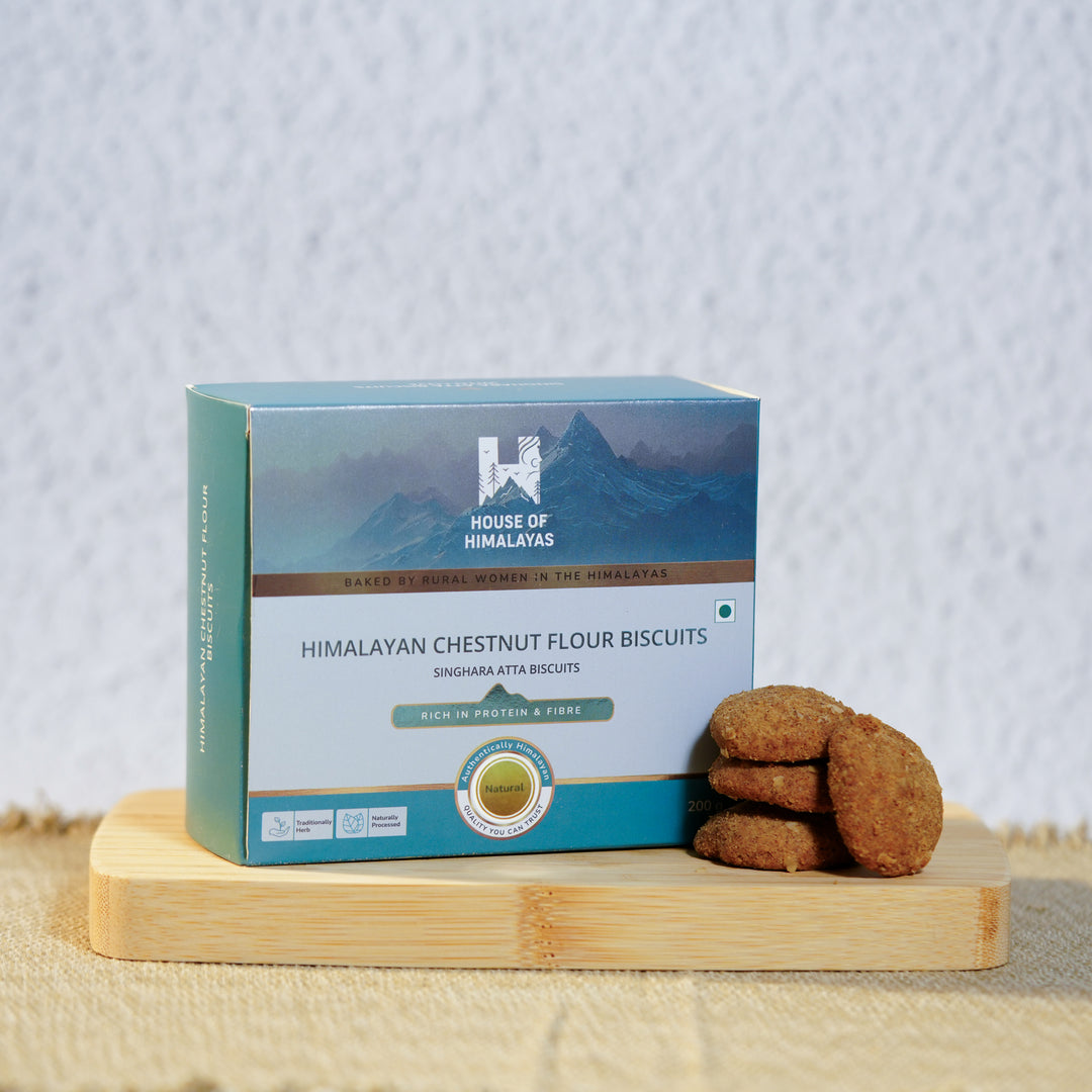 Himalayan Singhara Atta Biscuits