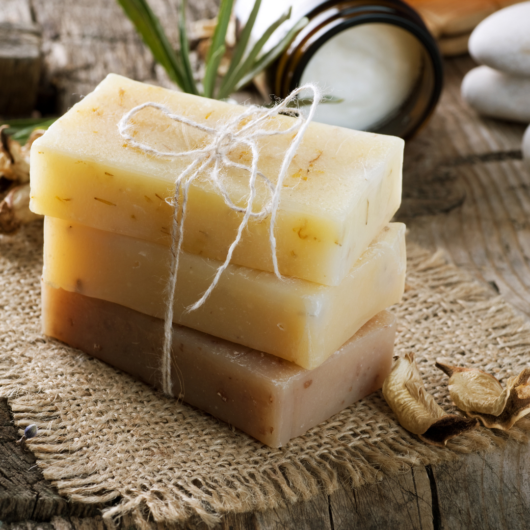 Handmade Himalayan Chyura Oil Soap with Tulsi