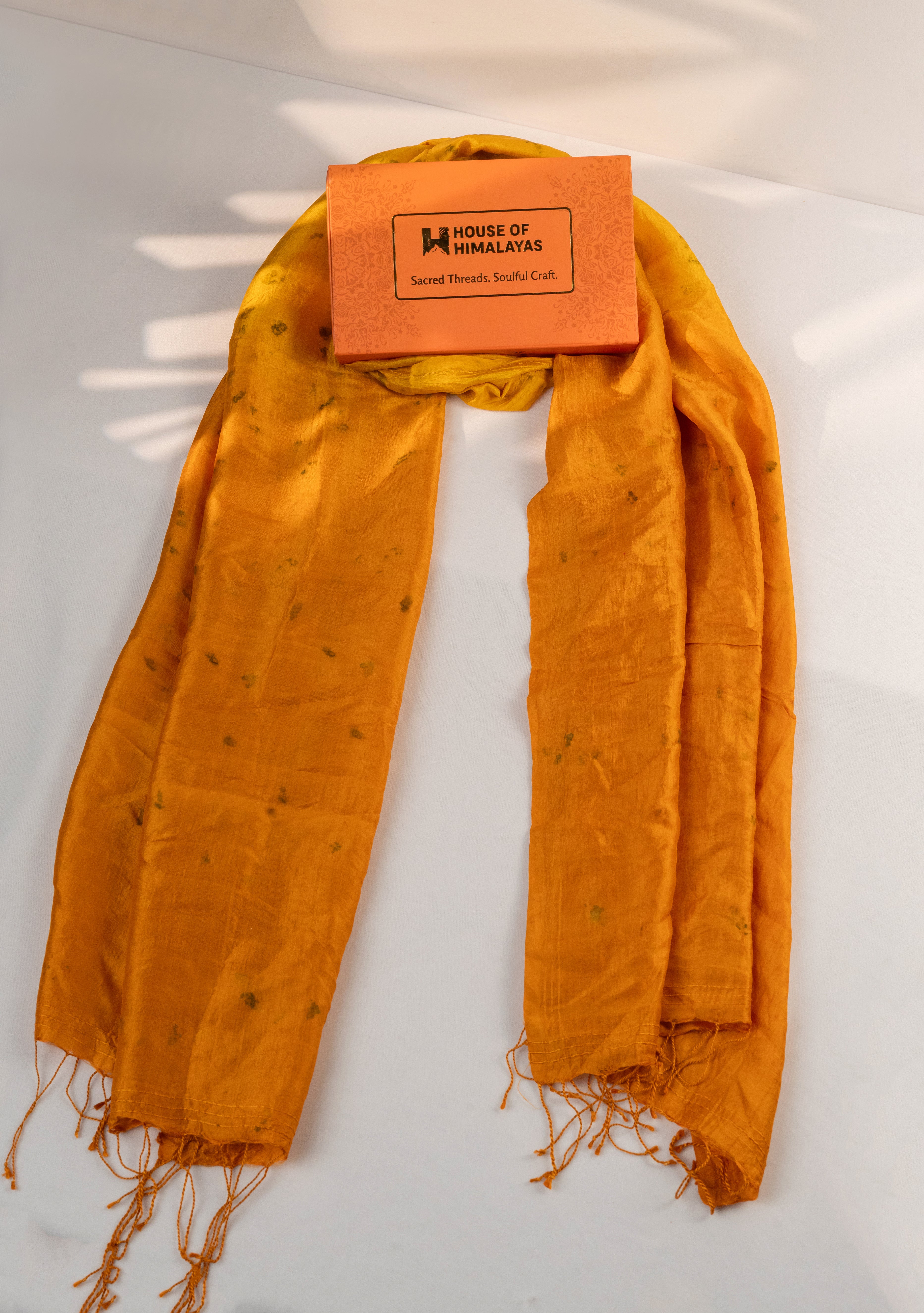 Himalayan Eco Printed Badrinath Stole