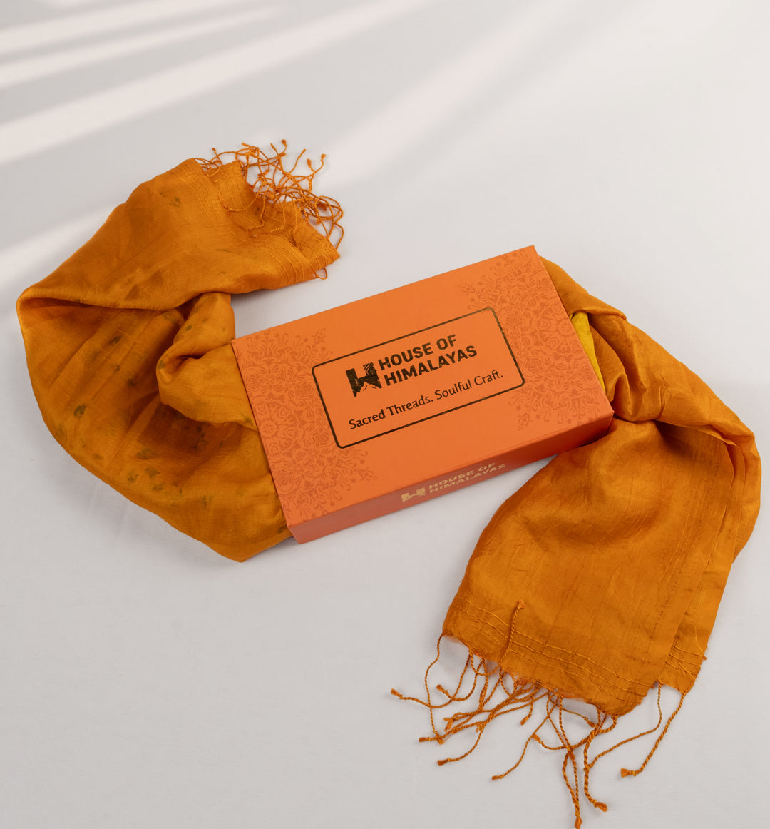 Himalayan Eco Printed Badrinath Stole