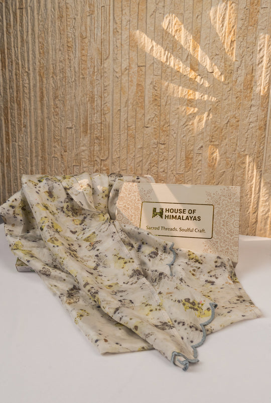 Himalayan Eco Printed Gangotri Stole
