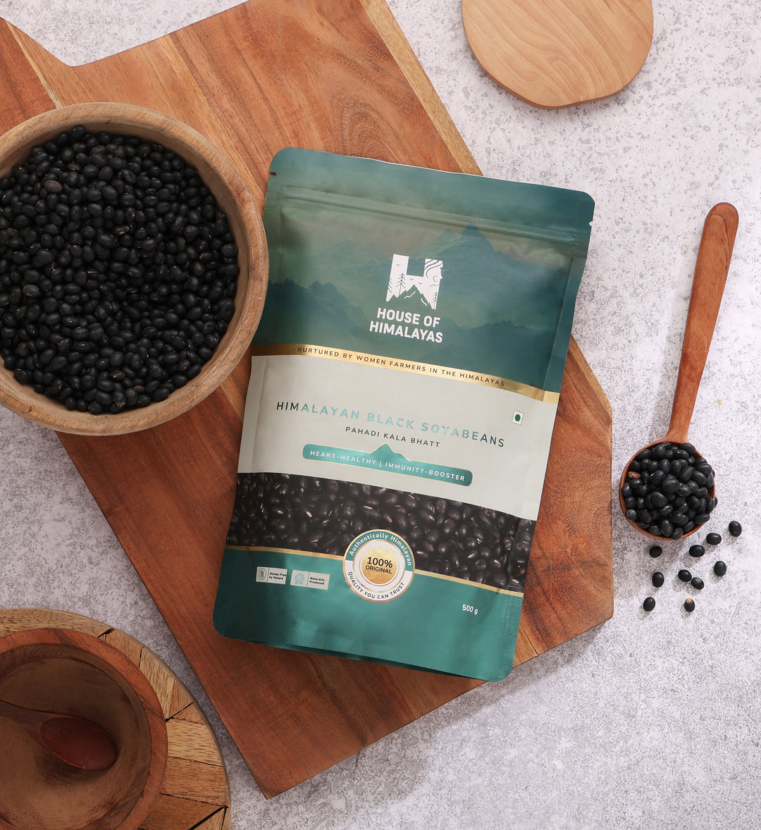 Himalayan Black Soyabeans (Pahadi Kala Bhatt)