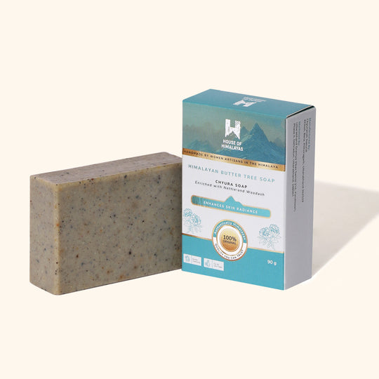 Himalayan Butter Tree Soap (Chyura Soap) - Nettle & Woodash