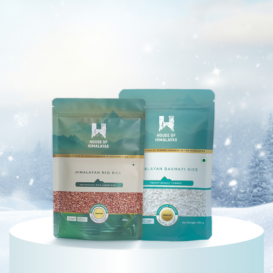 Himalayan Dehradun Basmati Rice + Himalayan Red Rice