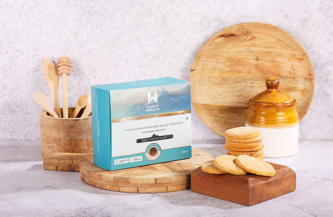 Himalayan Barnyard Millet Biscuits (Jhangora Biscuits)