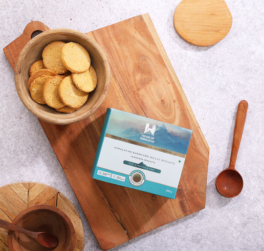 Himalayan Barnyard Millet Biscuits (Jhangora Biscuits)
