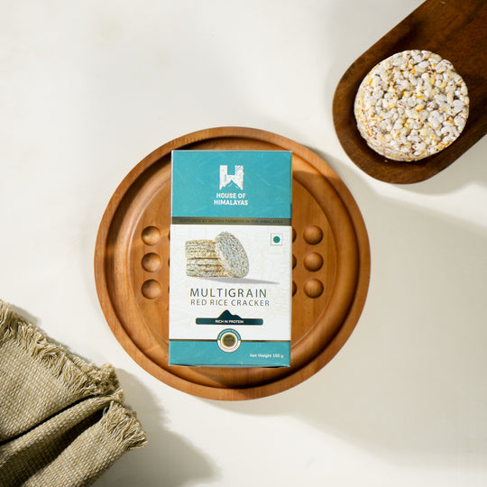 Himalayan Multigrain Red Rice Crackers