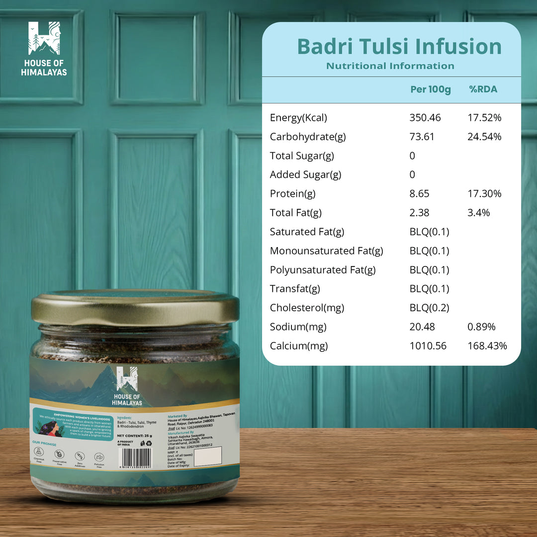Himalayan Badri Tulsi Infusion