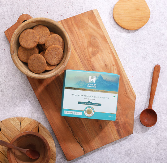 Himalayan Finger Millet Biscuits (Ragi Biscuits)