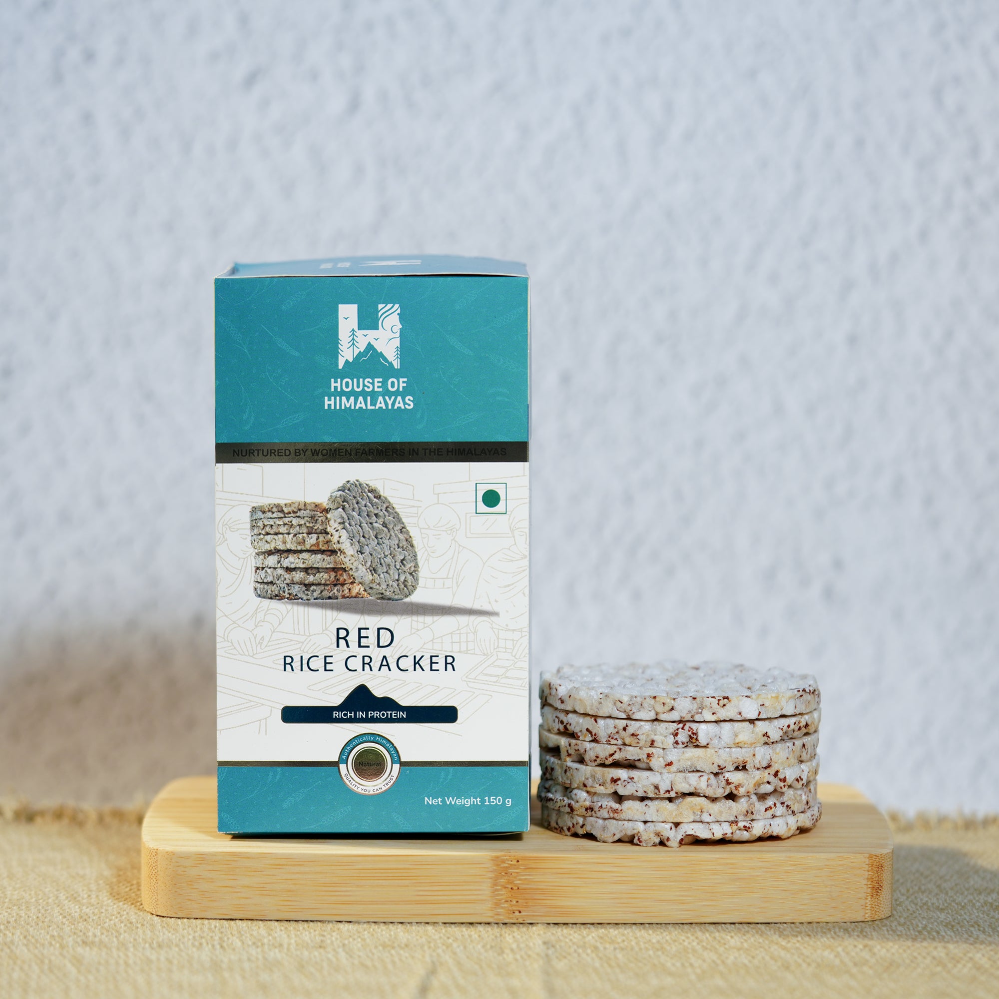 Himalayan Red Rice Crackers