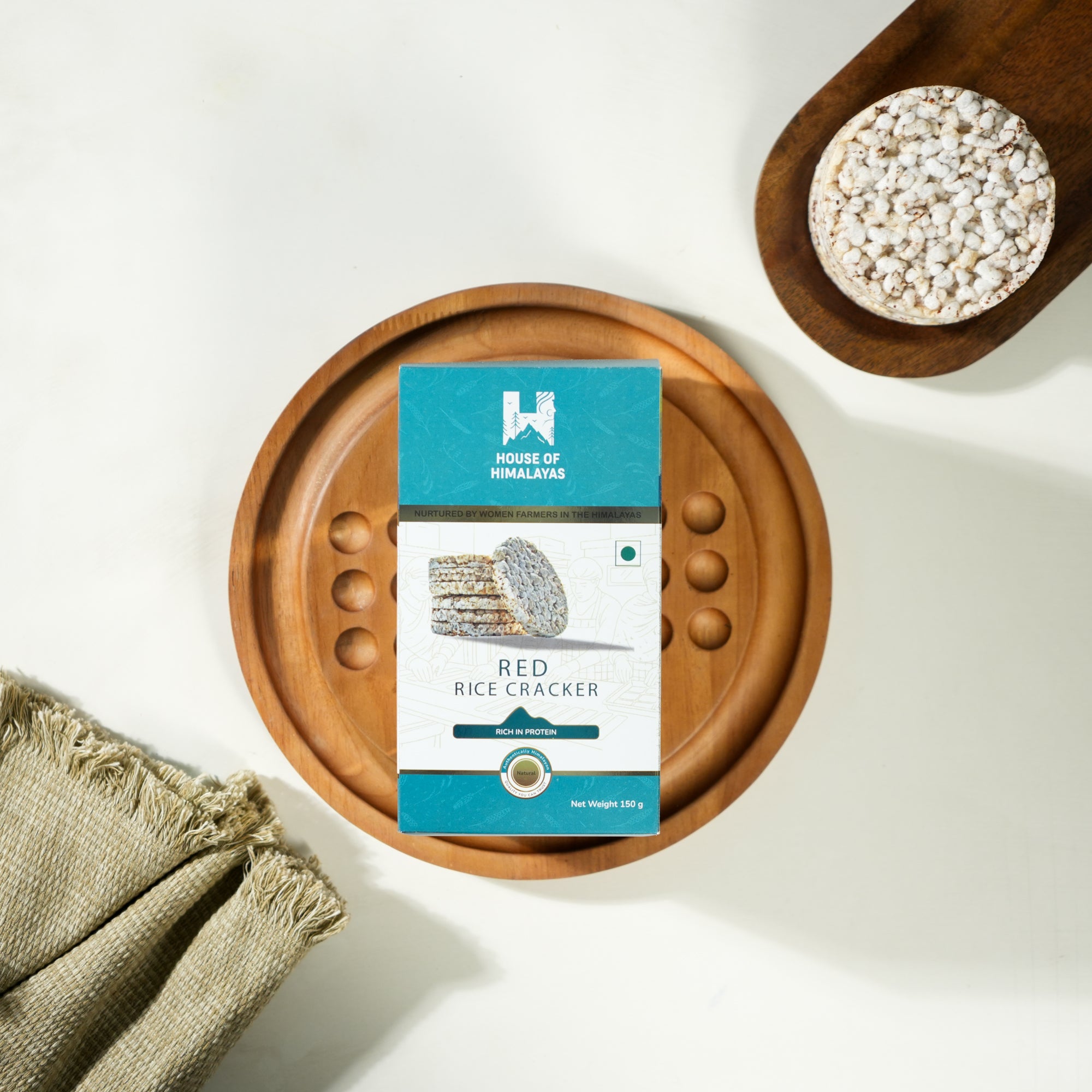 Himalayan Red Rice Crackers