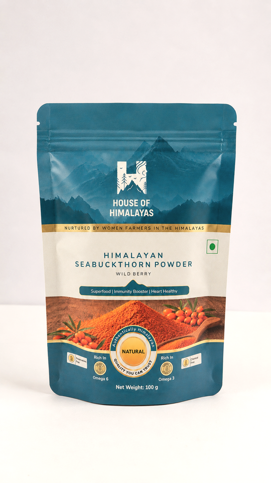 Himalayan Seabuckthorn Powder + Wild Forest Honey Combo