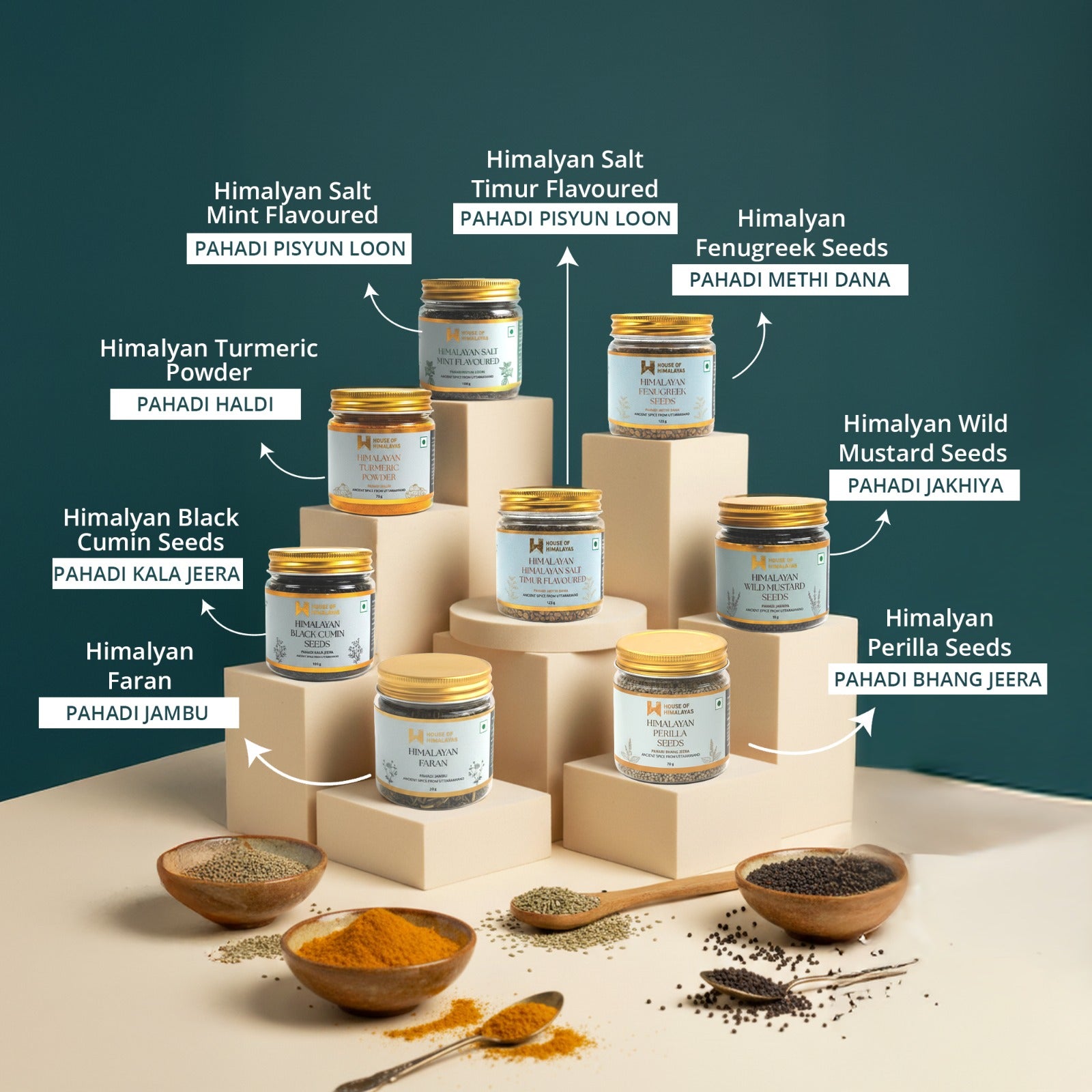 Himalayan Heirloom Salt & Spice Collection