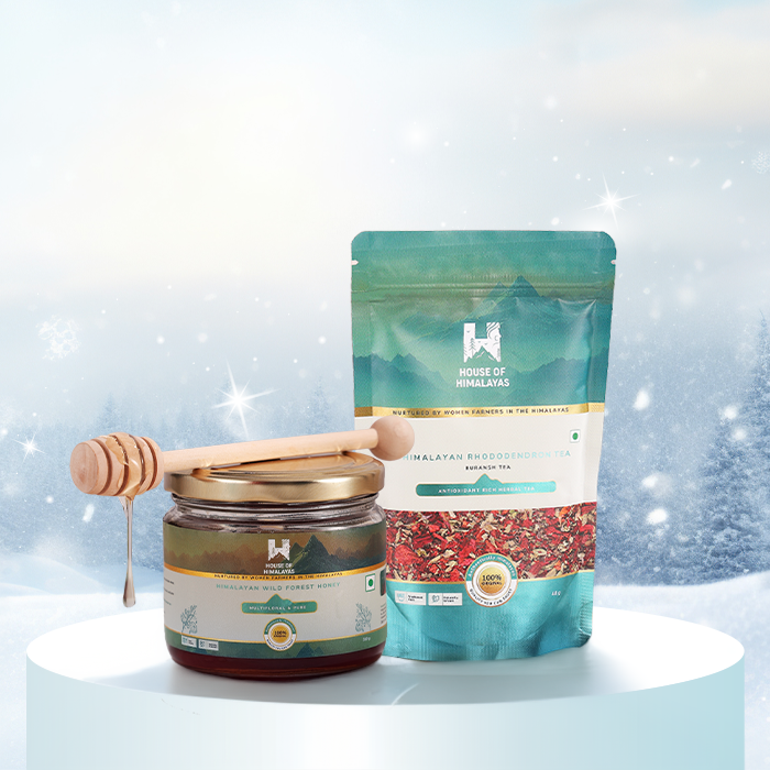 Wild Forest Honey + Buransh Tea 25 gm