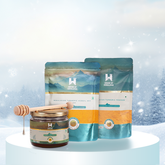 Wild Forest Honey + Pahadi Kadha + Turmeric 100 gm