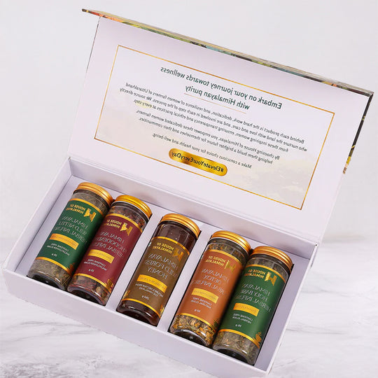 Himalayan Assorted Herbal Infusions & Honey Collection Box